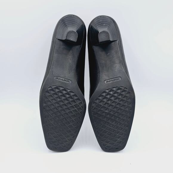 Aerosol Whats What Pump Leather Womens Size 5.5 1.5" Heel - Picture 9 of 10